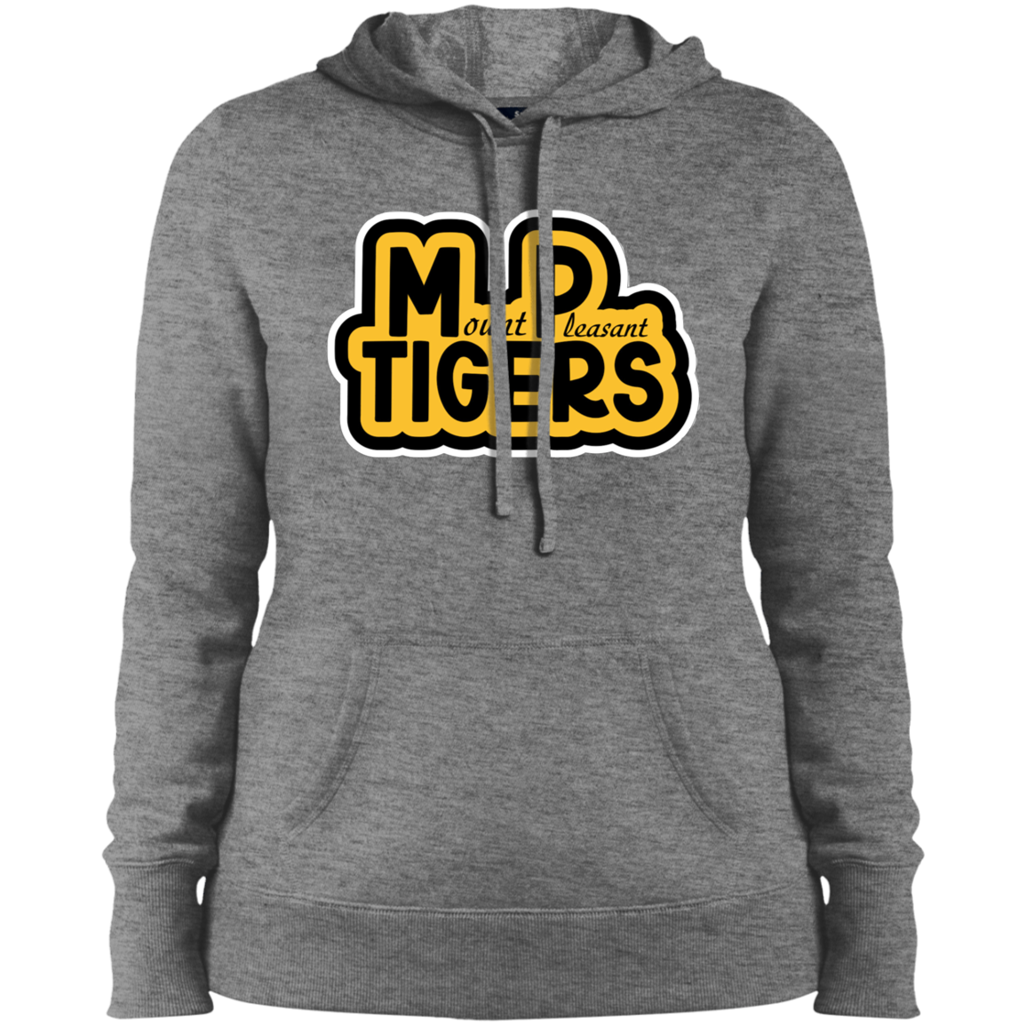 MP Tiger's Black & Gold- Ladies' Pullover Hooded Sweatshirt