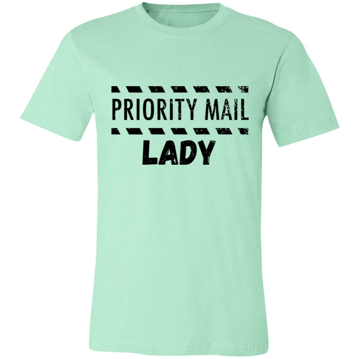 Priority Mail Lady Unisex Jersey Short-Sleeve T-Shirt