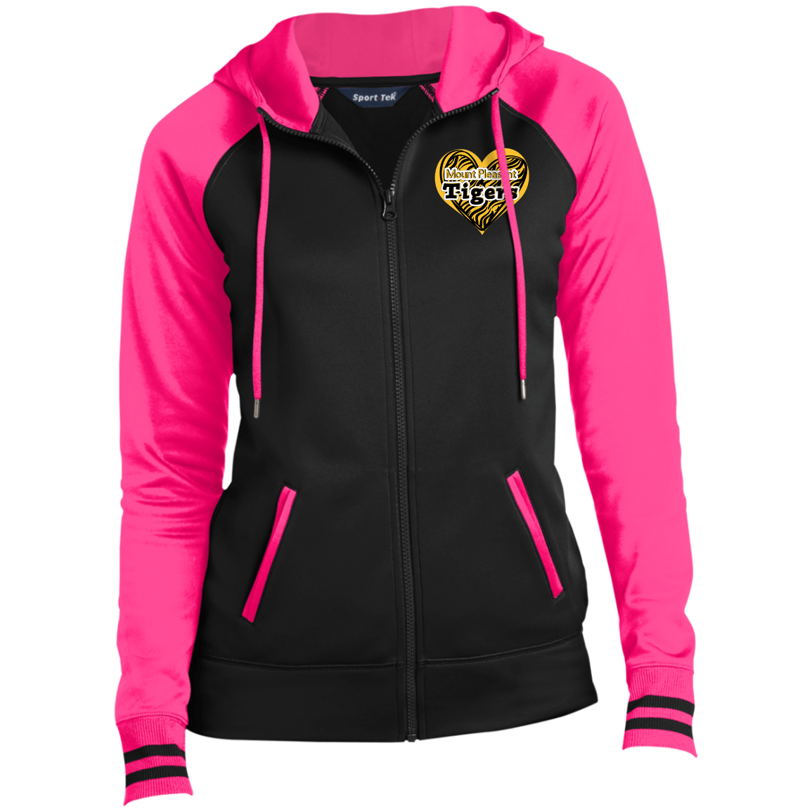 MP Tiger Love- Ladies' Sport-Wick® Full-Zip Hooded Jacket