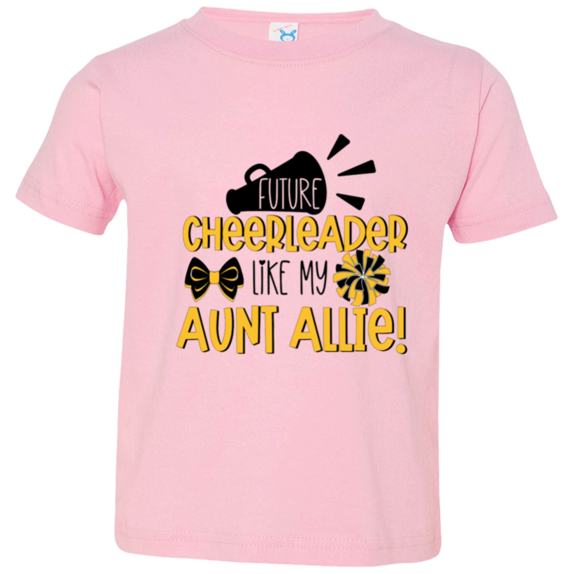 Future Cheerleader Allie Toddler Jersey T-Shirt