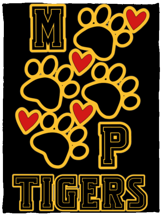 MP Tigers Heart & Sole Cozy Plush Fleece Blanket - 30x40