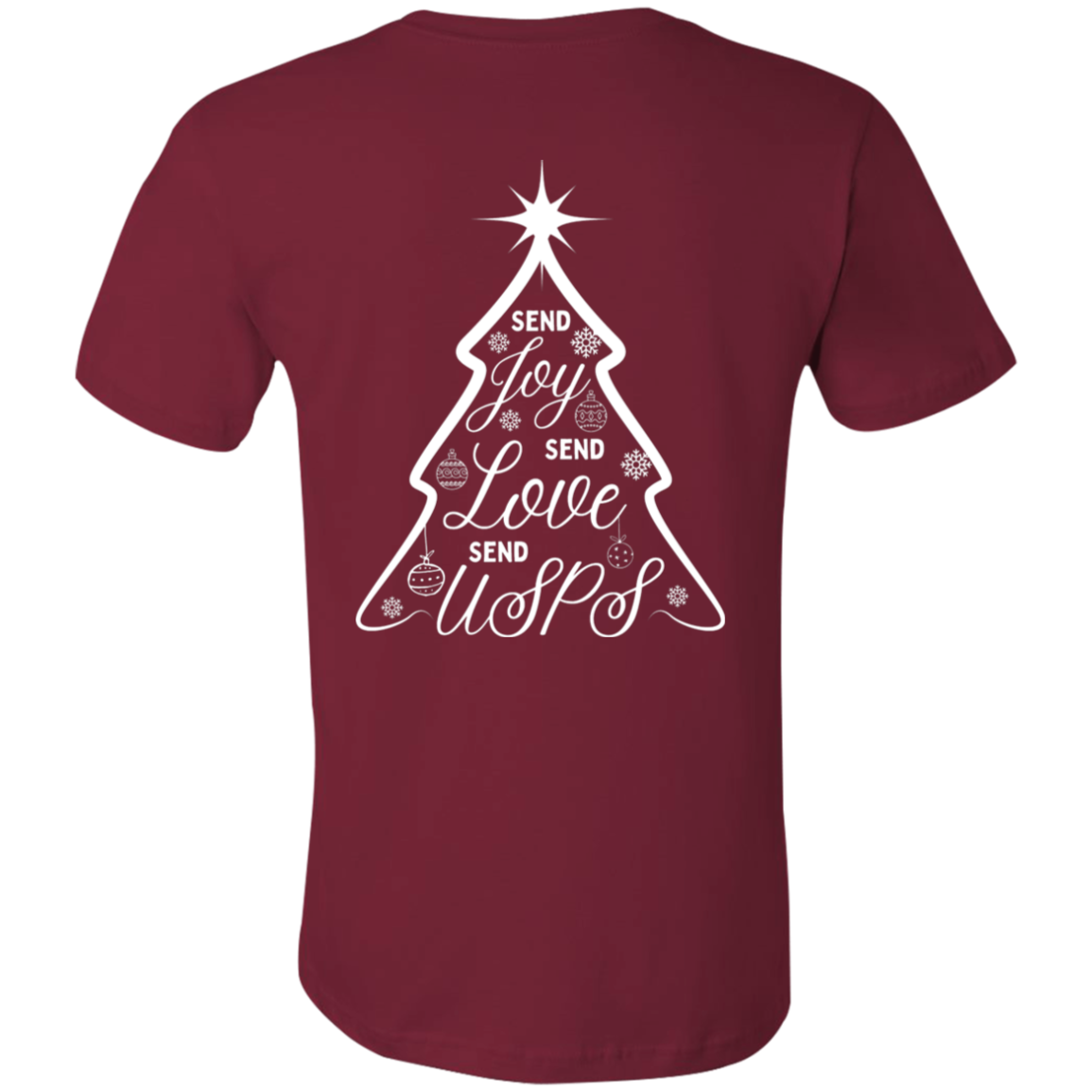 Send USPS Xmas Jersey Short-Sleeve T-Shirt