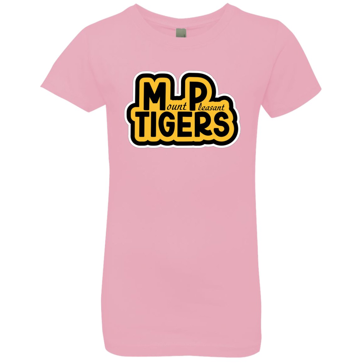 MP Tiger's Black & Gold- Girls' Princess T-Shirt