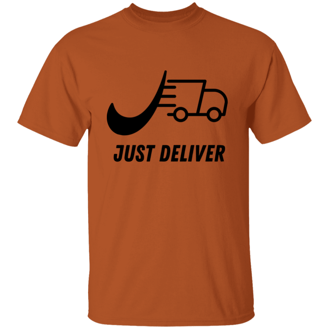 Just Deliver Truck Black 5.3 oz. T-Shirt