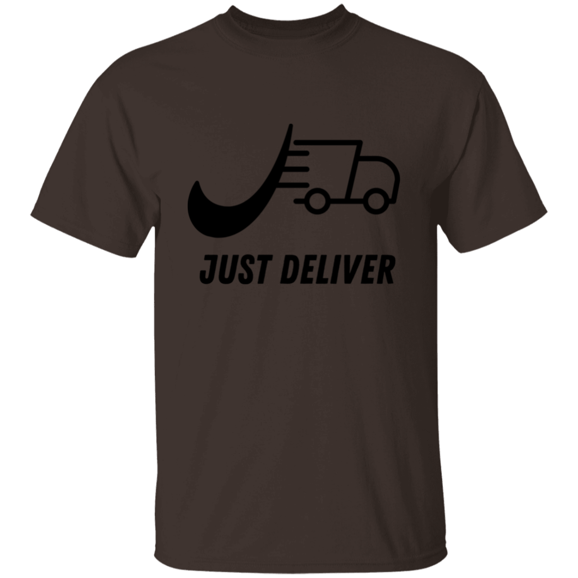 Just Deliver Truck Black 5.3 oz. T-Shirt