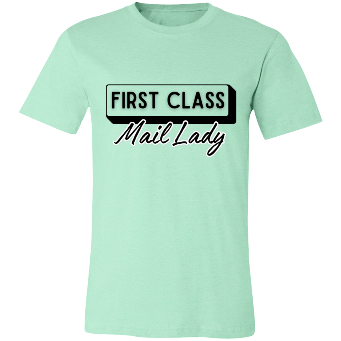 First Class Mail Lady Unisex Jersey Short-Sleeve T-Shirt