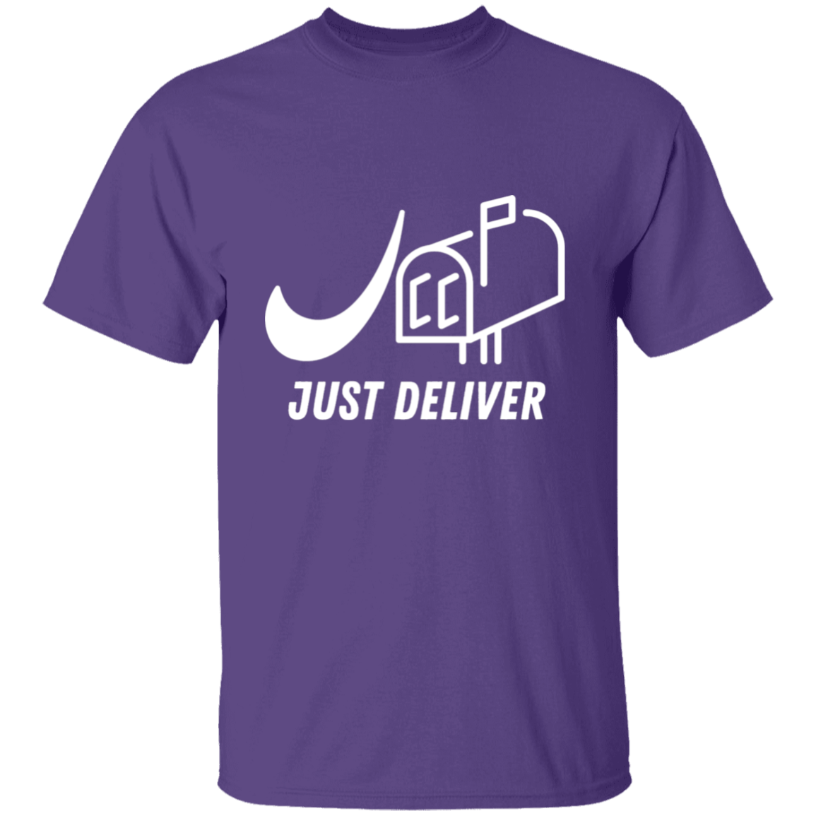 Just Deliver Mailbox White 5.3 oz. T-Shirt