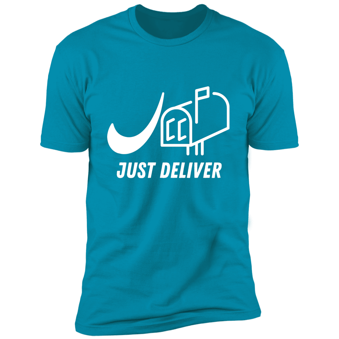 Just Deliver Mailbox White Premium Short Sleeve T-Shirt