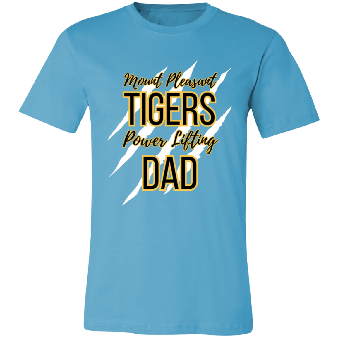 MPTiger Power Lifting DAD Jersey Short-Sleeve T-Shirt