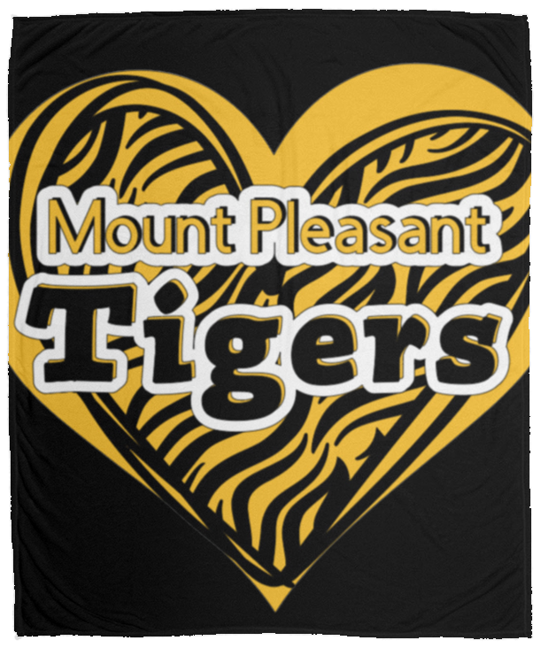 MP Tiger Love Cozy Plush Fleece Blanket - 50x60