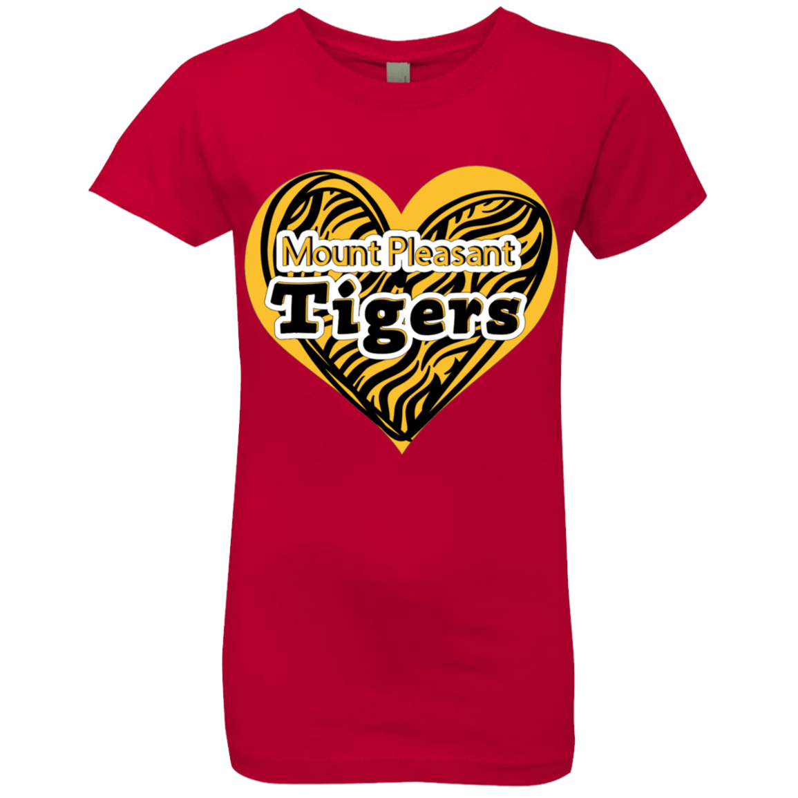 MP Tiger Love- Girls' Princess T-Shirt
