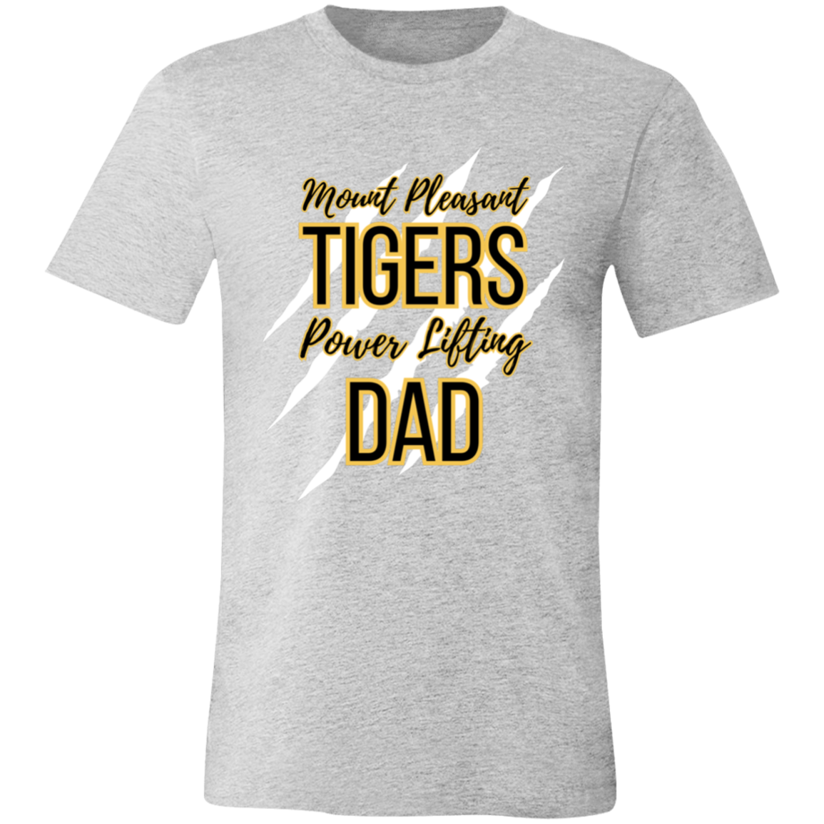 MPTiger Power Lifting DAD Jersey Short-Sleeve T-Shirt