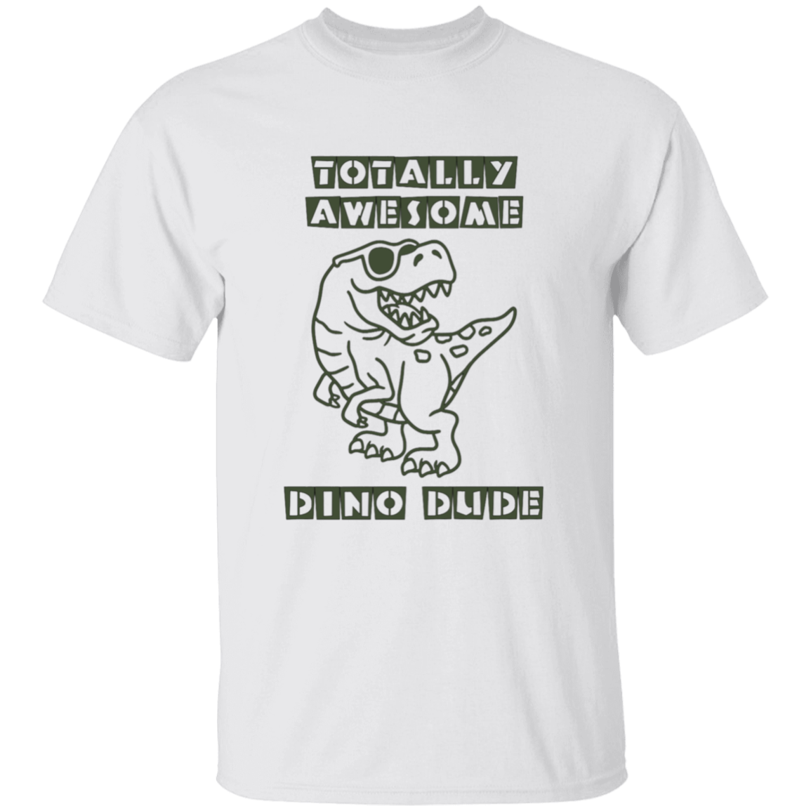 Dino Dude 100% Cotton T-Shirt