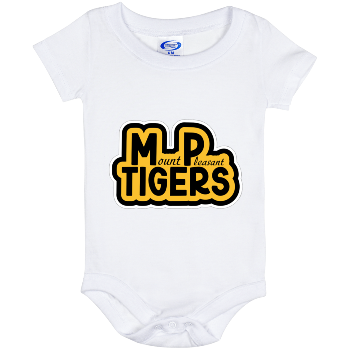 MP Tigers Black & Gold- Baby Onesie 6 Month
