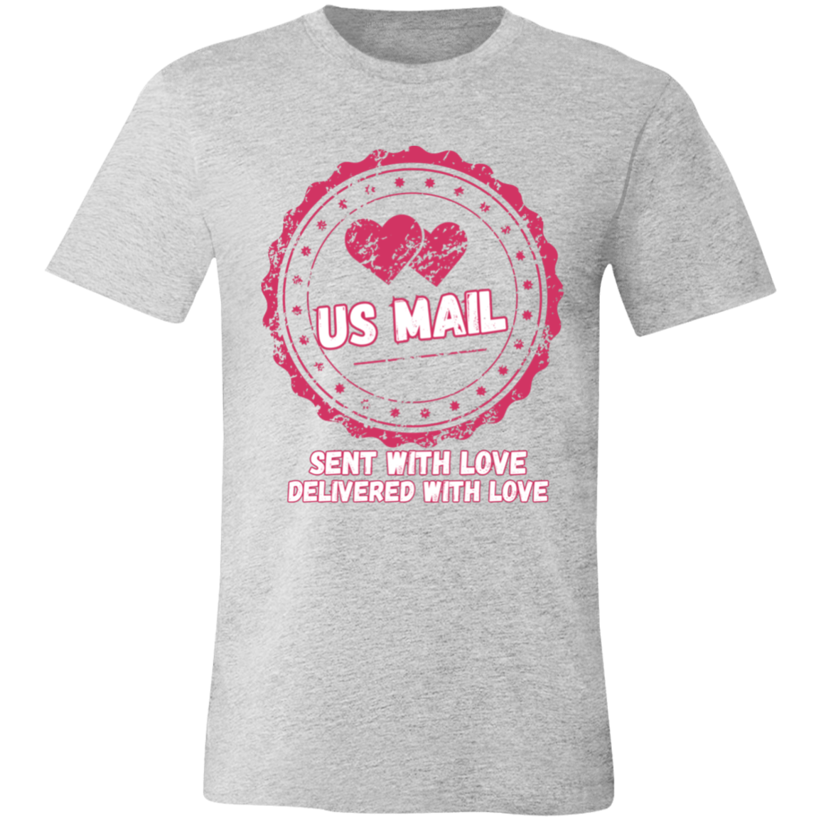 Sent With Love USMail Unisex Jersey Short-Sleeve T-Shirt