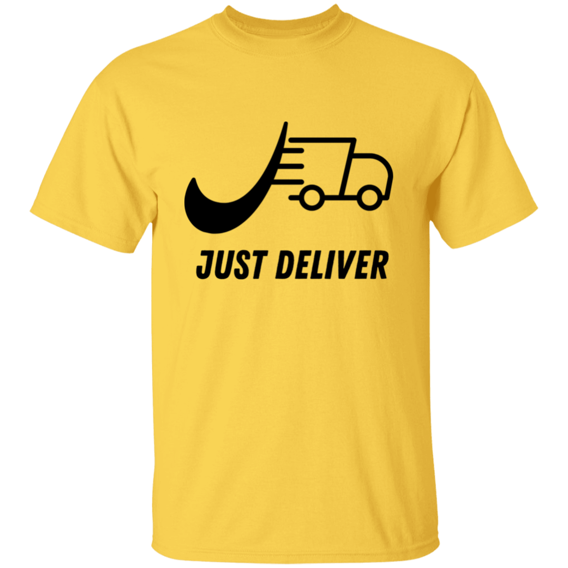 Just Deliver Truck Black 5.3 oz. T-Shirt