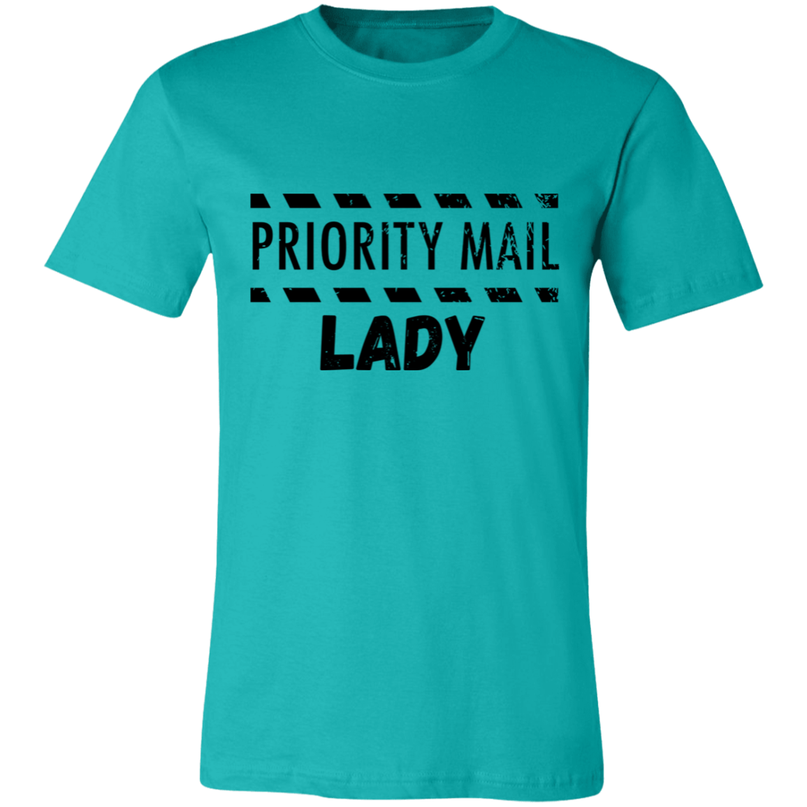 Priority Mail Lady Unisex Jersey Short-Sleeve T-Shirt
