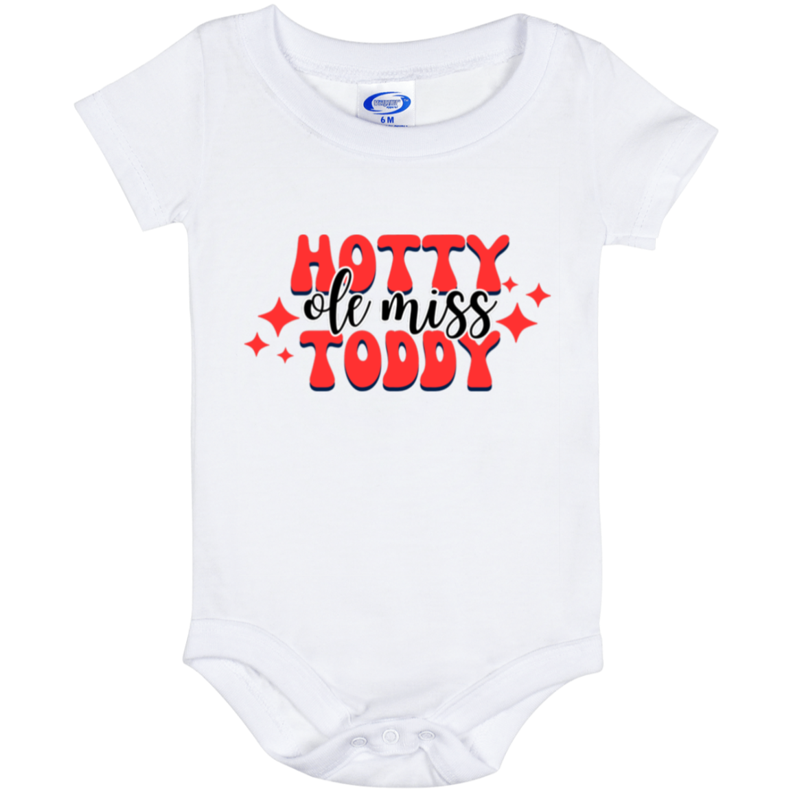 Ole Miss Hotty Toddy Baby Onesie 6 Month