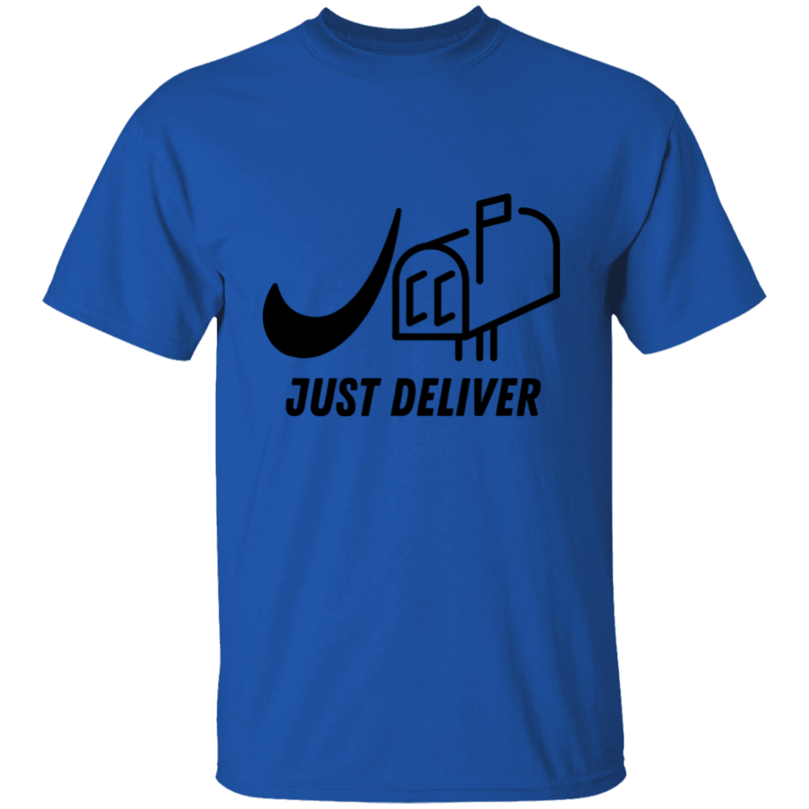 Just Deliver Mailbox Black 5.3 oz. T-Shirt