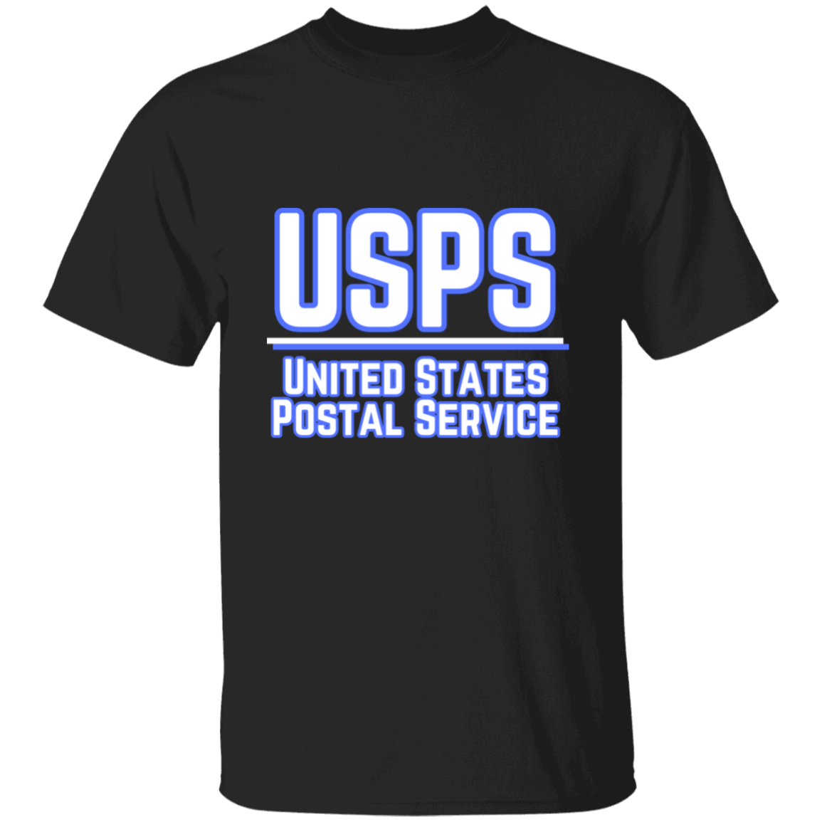 USPS B&W- 5.3 oz. T-Shirt