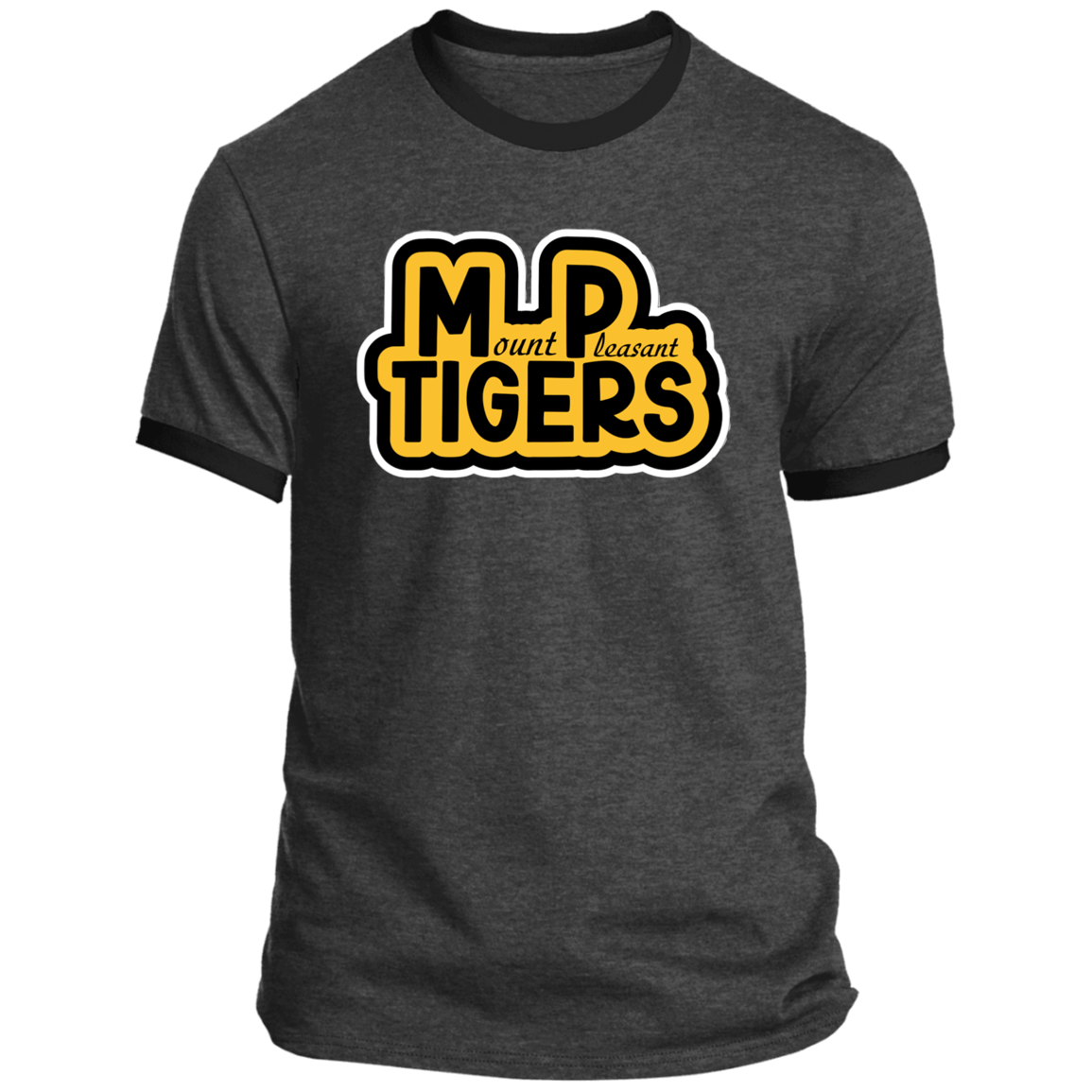 MP Tiger's Black & Gold- Ringer Tee