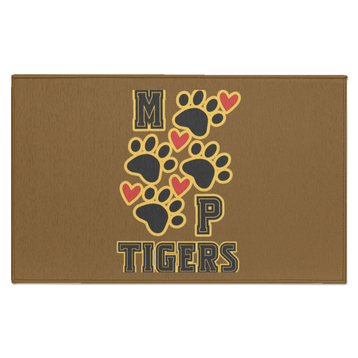 MP Tigers Heart & Sole Indoor Doormat