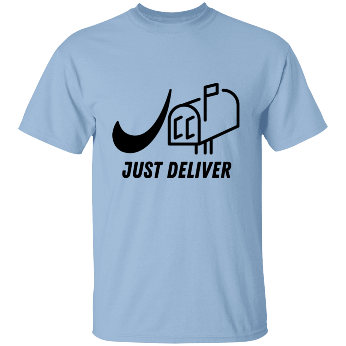 Just Deliver Mailbox Black 5.3 oz. T-Shirt