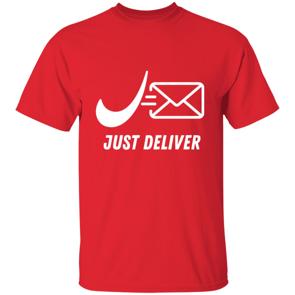 Just Deliver Envelope White 5.3 oz. T-Shirt