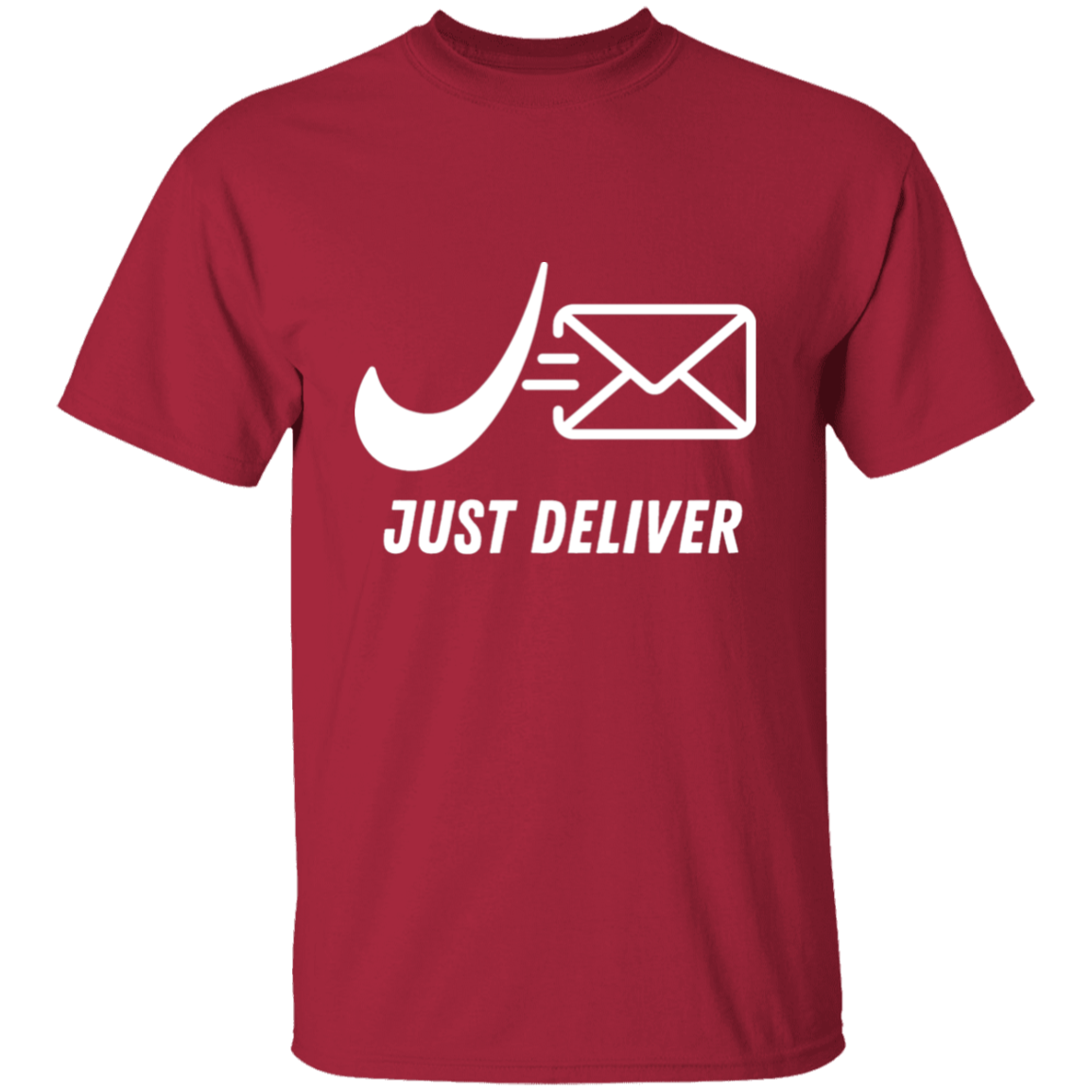 Just Deliver Envelope White 5.3 oz. T-Shirt