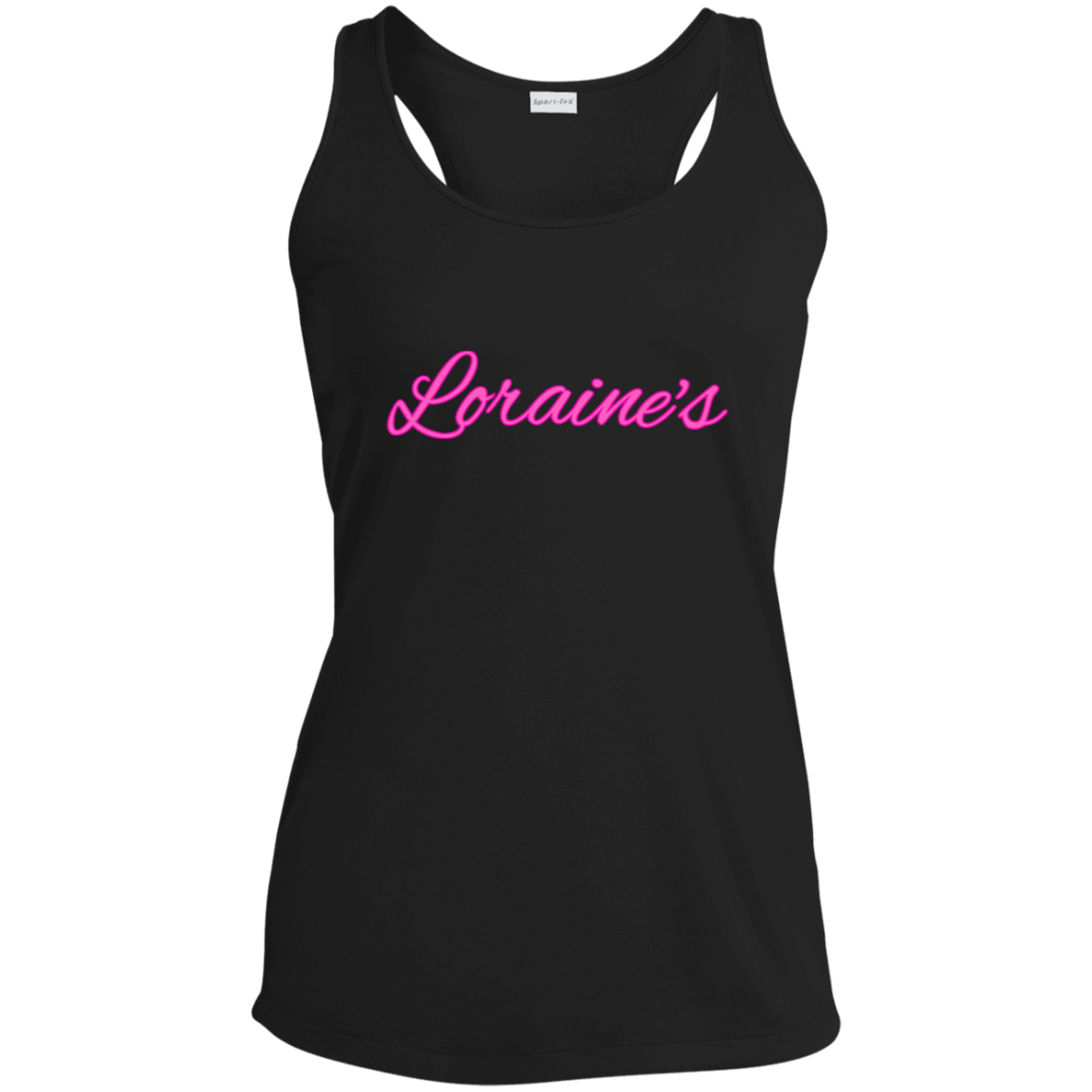 Loraine's Pink Ladies' Performance Racerback Tank