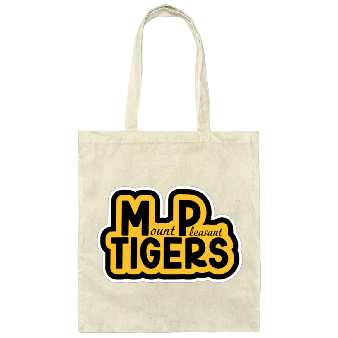 MP Tigers Black&Gold Canvas Tote Bag