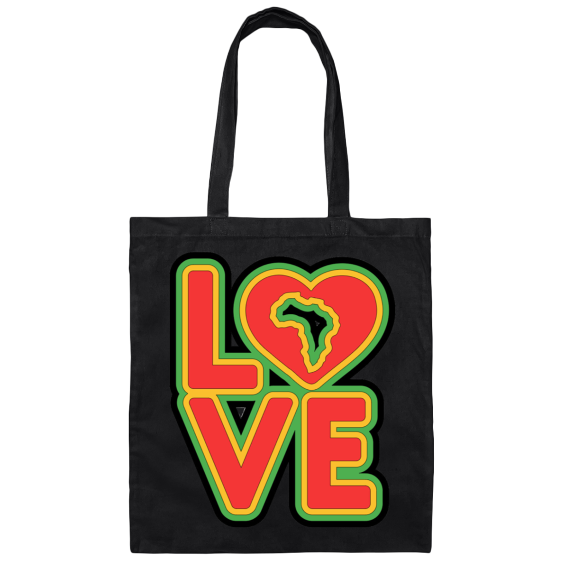 RYGB LOVE Canvas Tote Bag