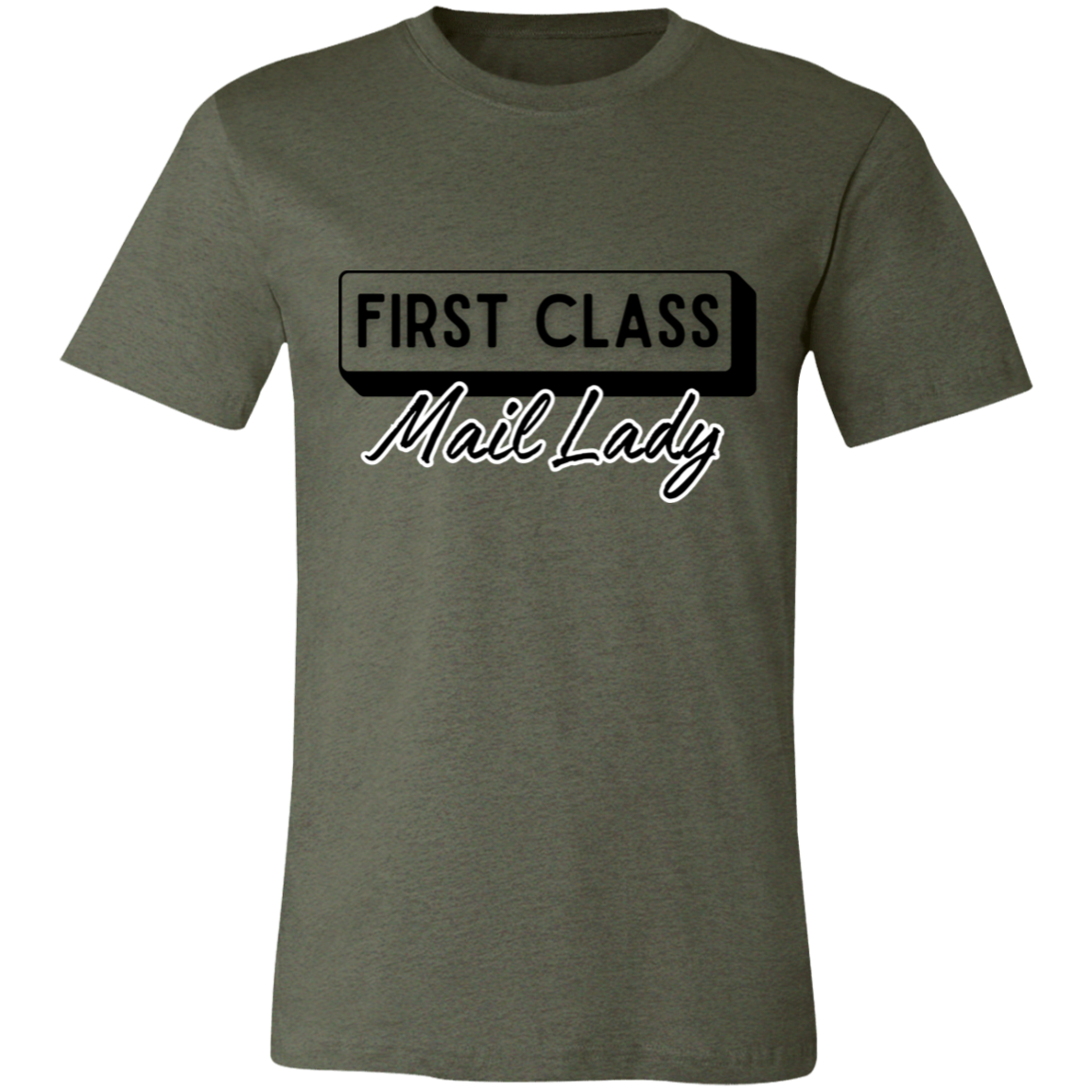 First Class Mail Lady Unisex Jersey Short-Sleeve T-Shirt