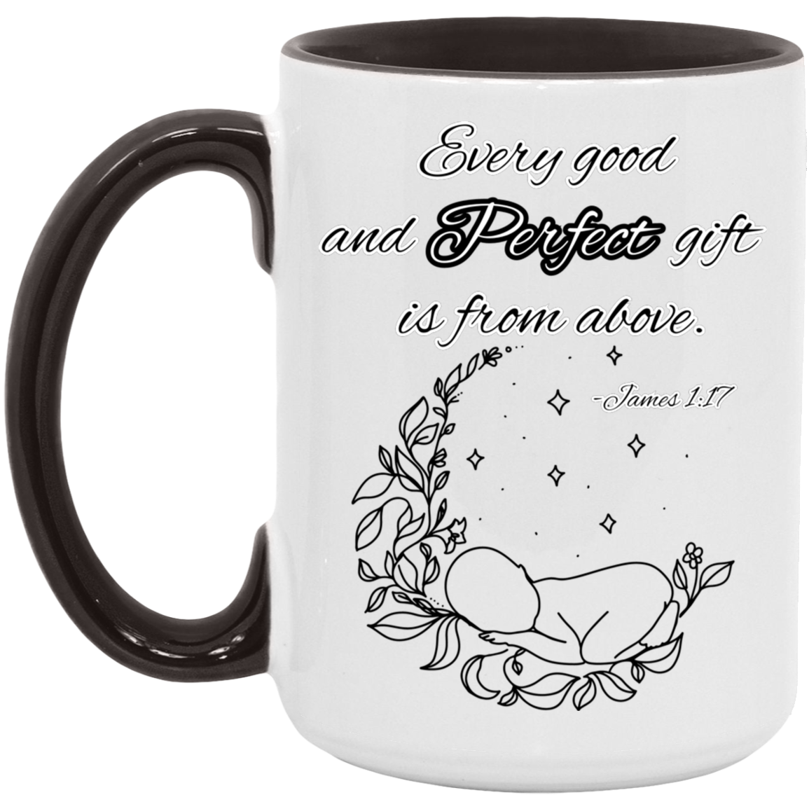 James 1:17 15oz Accent Mug
