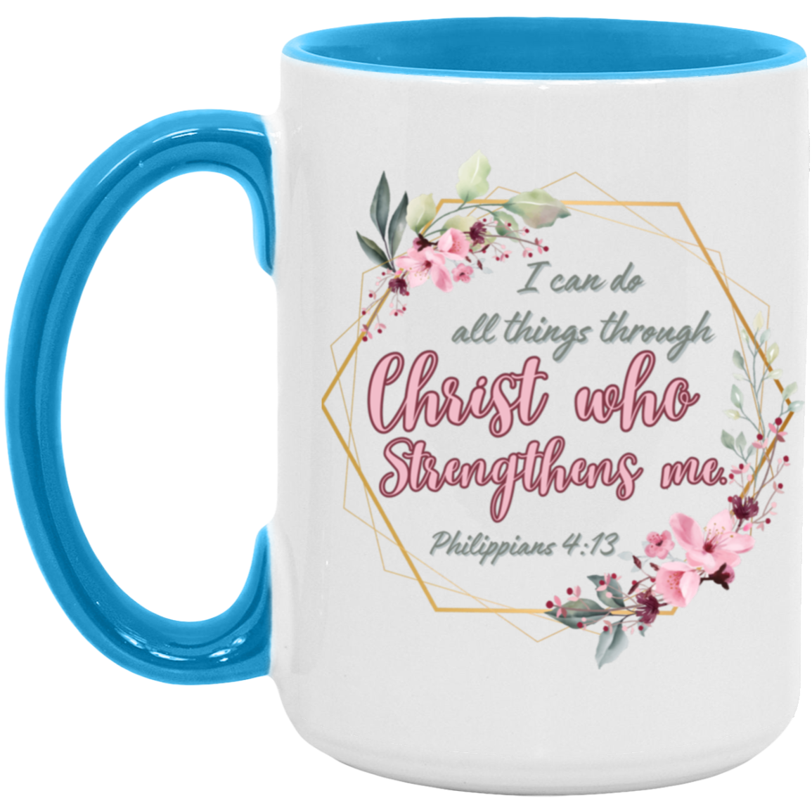 Phil 4:13 15oz. Accent Mug