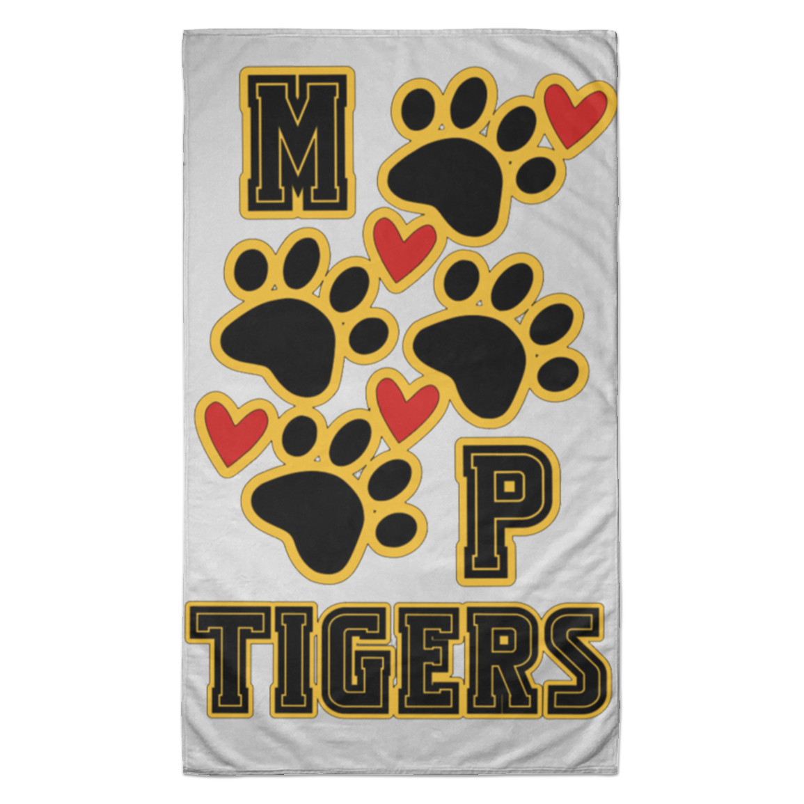 MP Tigers Heart & Sole Towel - 35x60