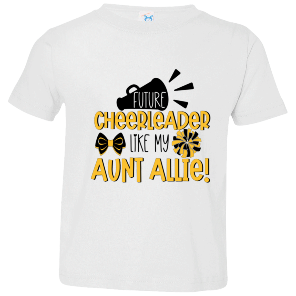 Future Cheerleader Allie Toddler Jersey T-Shirt