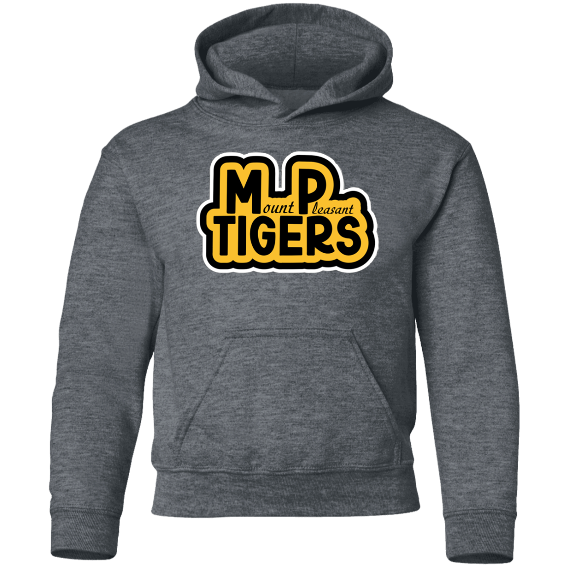 MP Tigers Black & Gold Youth Pullover Hoodie