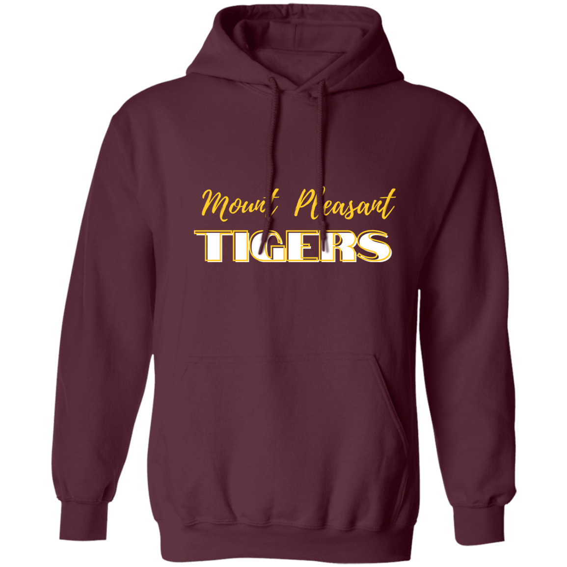 Gold MP Tigers- S-3xl- Pullover Hoodie 8 oz (Closeout)