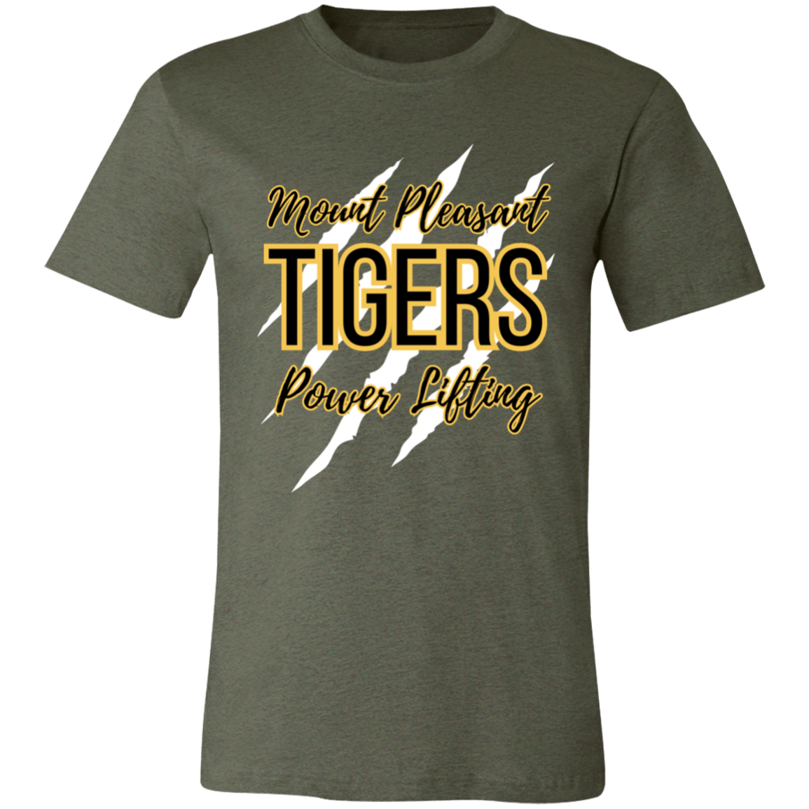 MPTiger Power Lifting Jersey Short-Sleeve T-Shirt