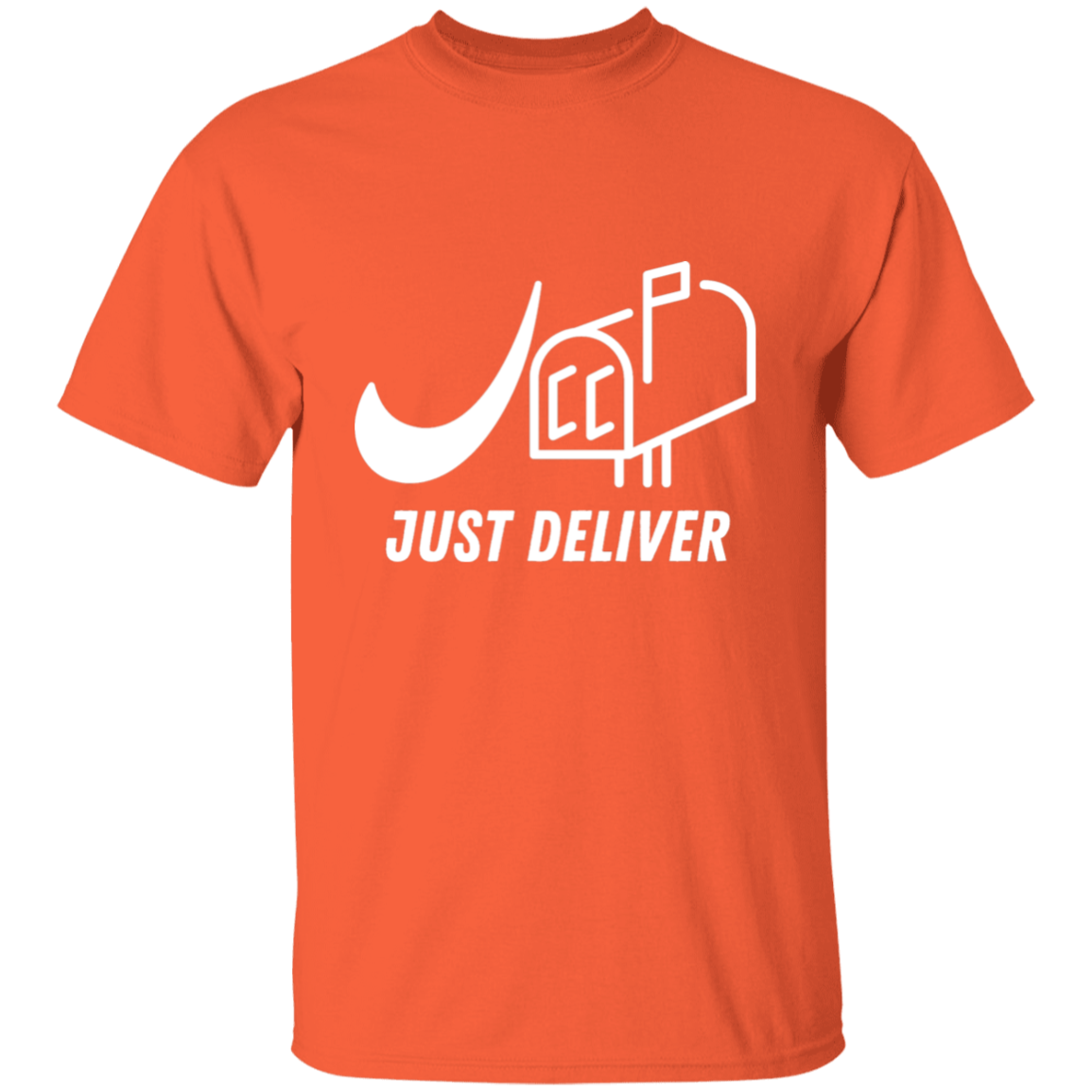 Just Deliver Mailbox White 5.3 oz. T-Shirt