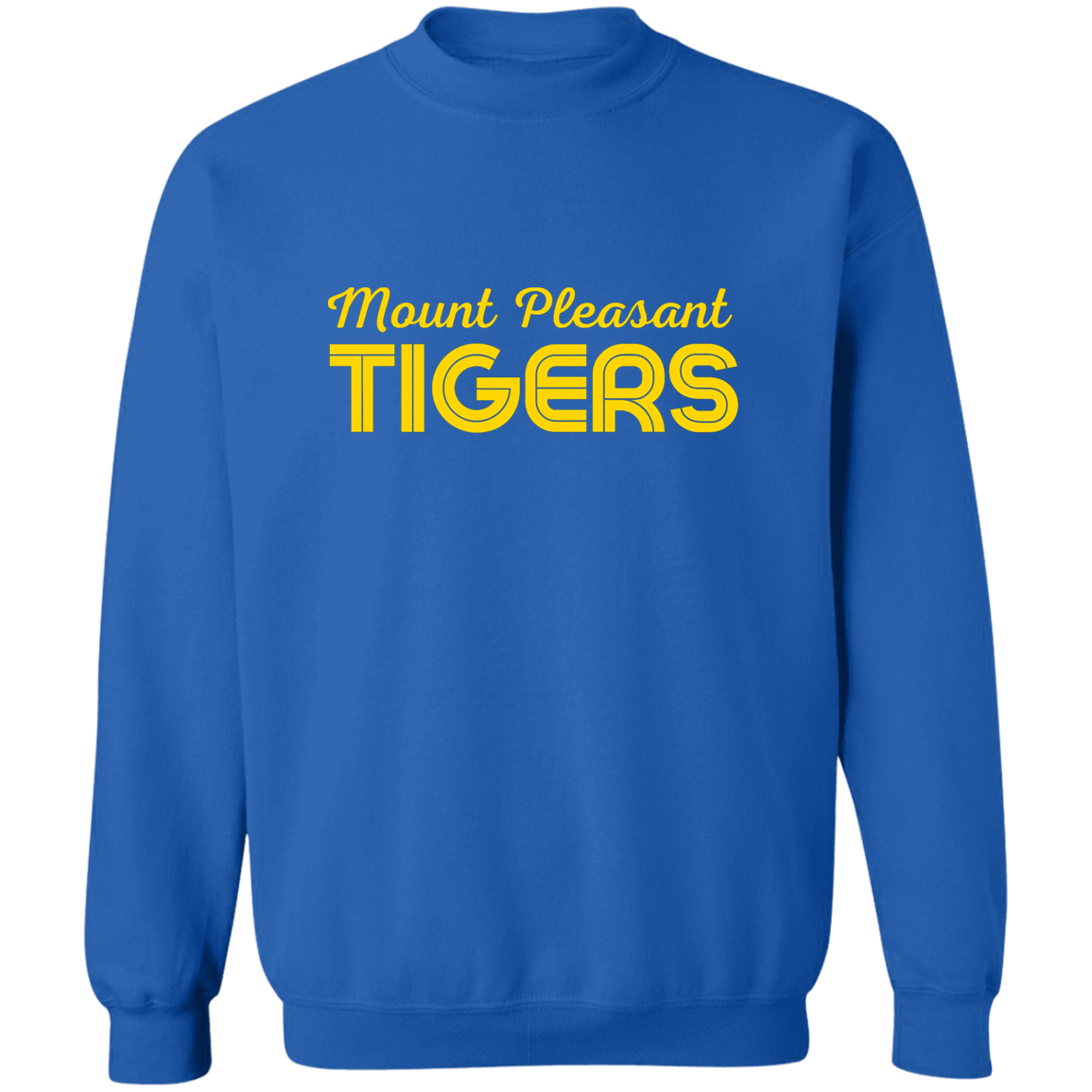 MP Tigers Pullover Crewneck Sweatshirt 8 oz (Closeout)