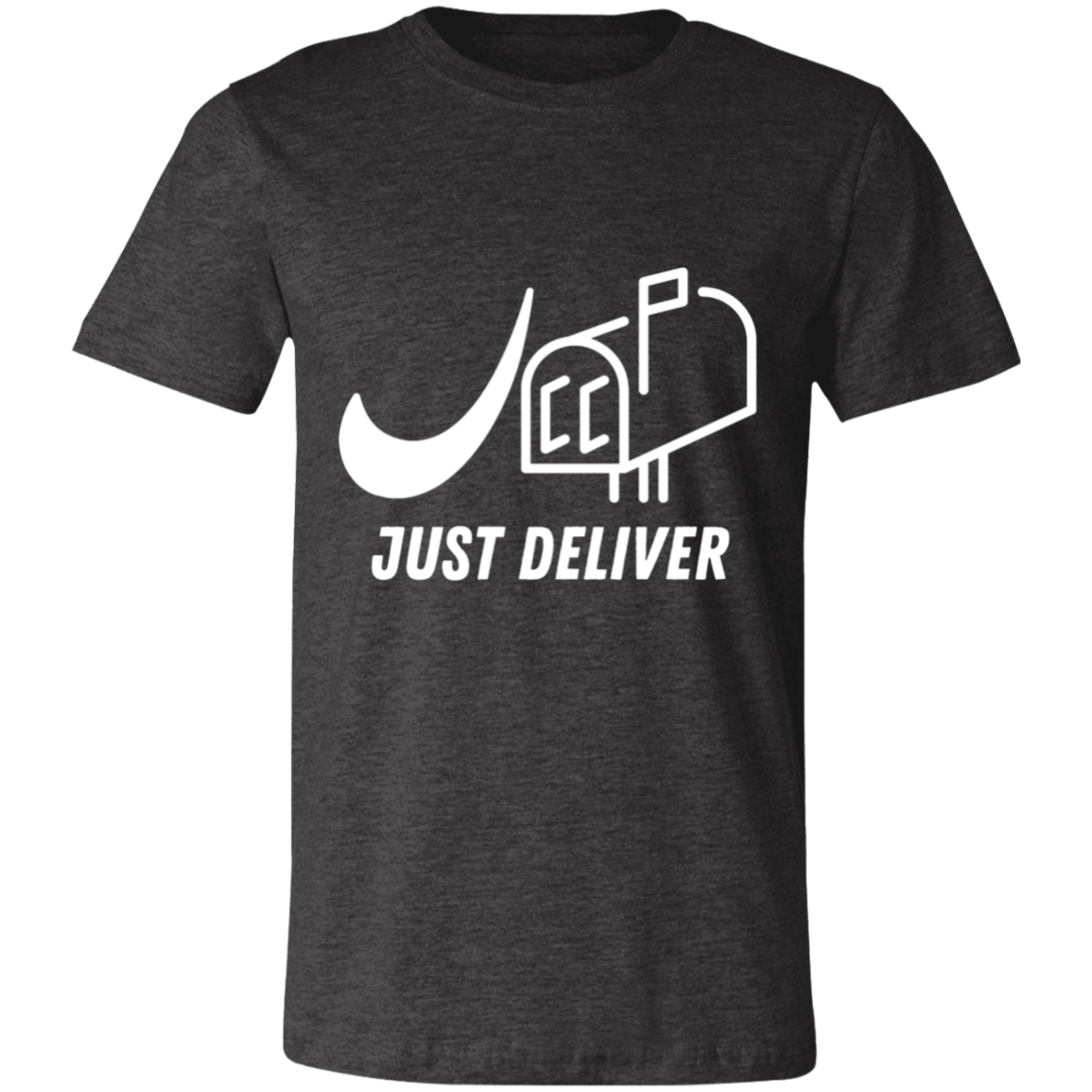Just Deliver Mailbox White Unisex Jersey Short-Sleeve T-Shirt