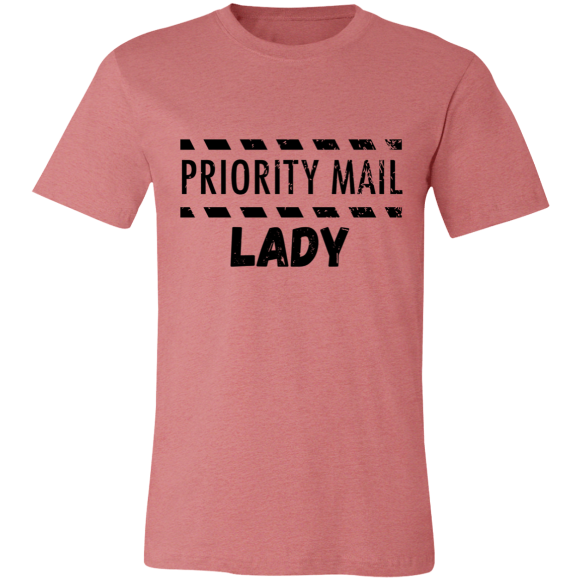 Priority Mail Lady Unisex Jersey Short-Sleeve T-Shirt