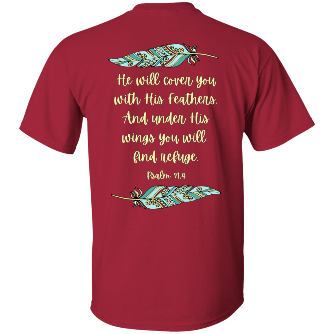 Psalm 91:4 T&Y 5.3 oz. T-Shirt