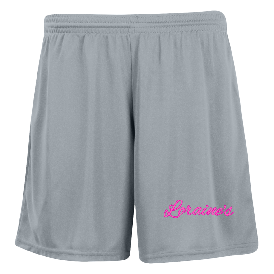 Loraine's Pink Ladies' Moisture-Wicking 7 inch Inseam Training Shorts