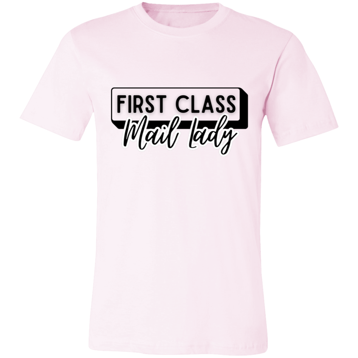 First Class Mail Lady 2- Unisex Jersey Short-Sleeve T-Shirt