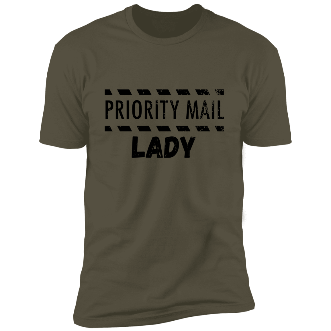 Priority Mail Lady Premium Short Sleeve T-Shirt