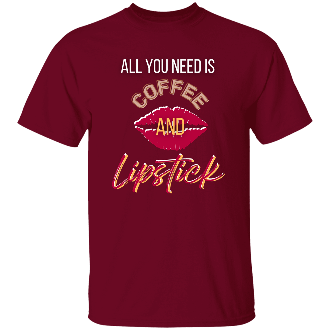 Coffee & Lipstick Plus Size T-Shirt