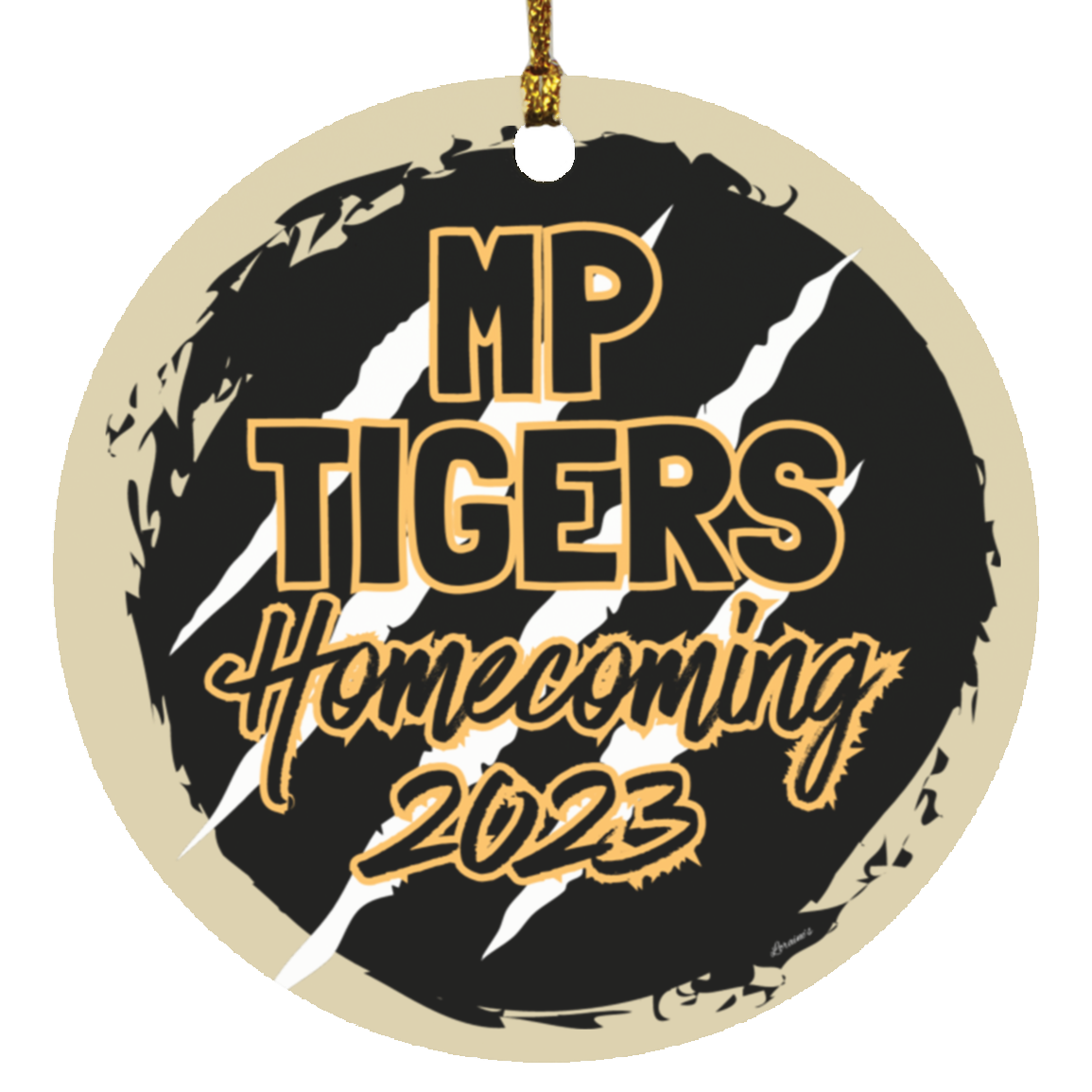 MP Tigers HoCo2023 Circle Ornament